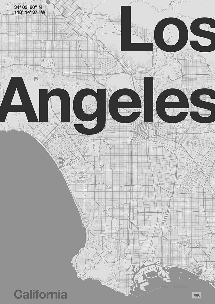 Los Angeles art print by Florent Bodart for $57.95 CAD