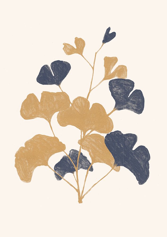 Golden Ginko art print by Florent Bodart for $57.95 CAD