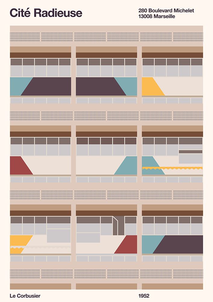 Cite Radieuse art print by Florent Bodart for $57.95 CAD