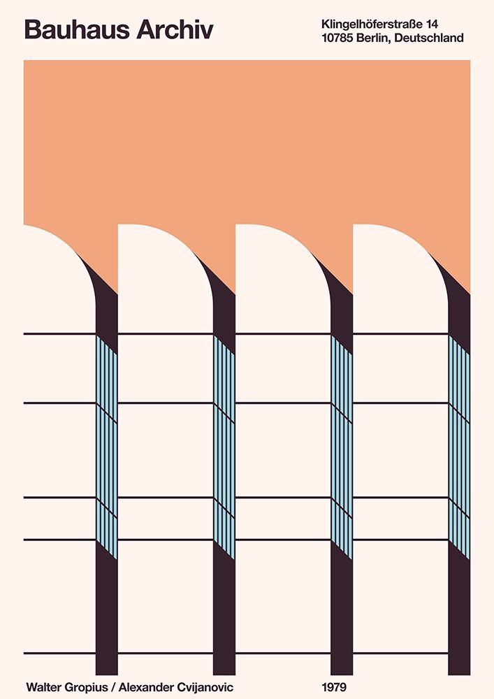 Bauhaus Archiv art print by Florent Bodart for $57.95 CAD