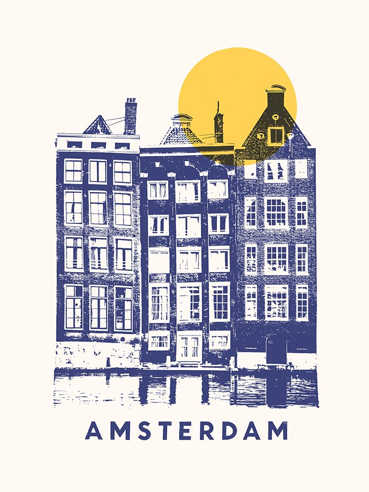Amsterdam Canal Houses art print by Florent Bodart for $57.95 CAD
