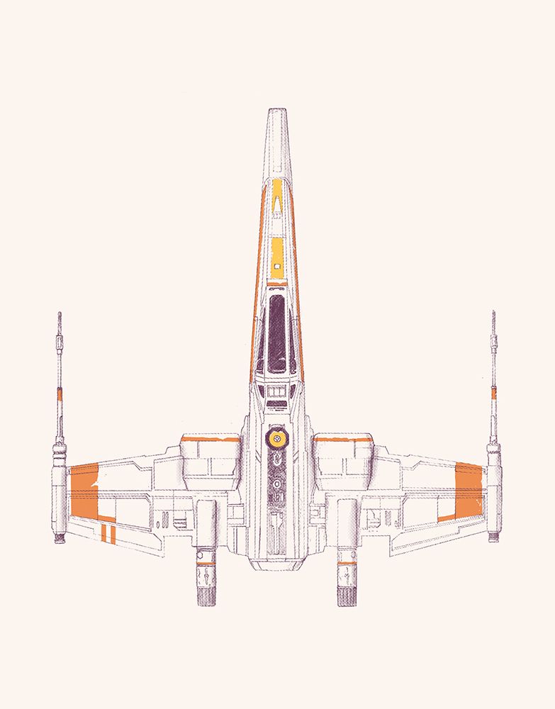 Spaceship art print by Florent Bodart for $57.95 CAD