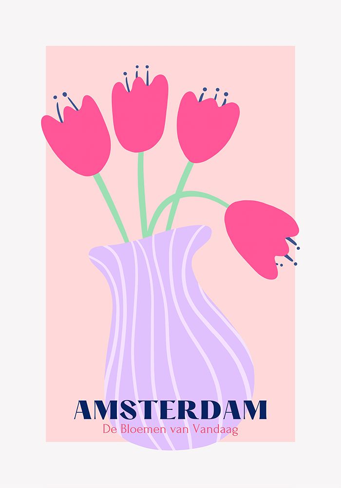 Amsterdam Tulips art print by Athene Fritsch for $57.95 CAD