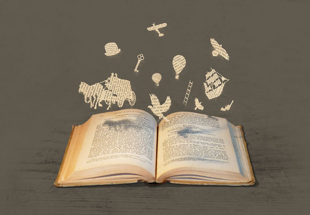 Words Take Flight art print by Florent Bodart for $57.95 CAD