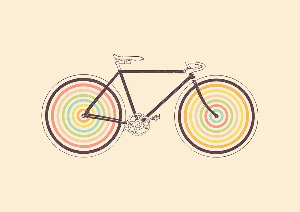 Velocolor art print by Florent Bodart for $57.95 CAD