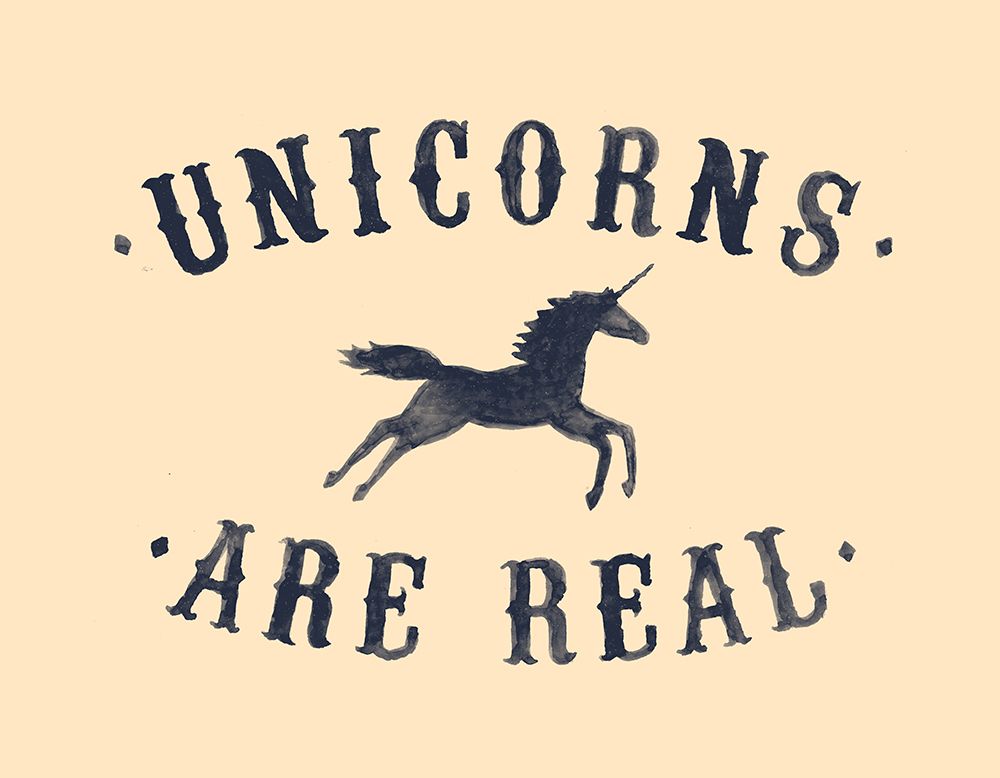 Unicorns Are Real Ii art print by Florent Bodart for $57.95 CAD