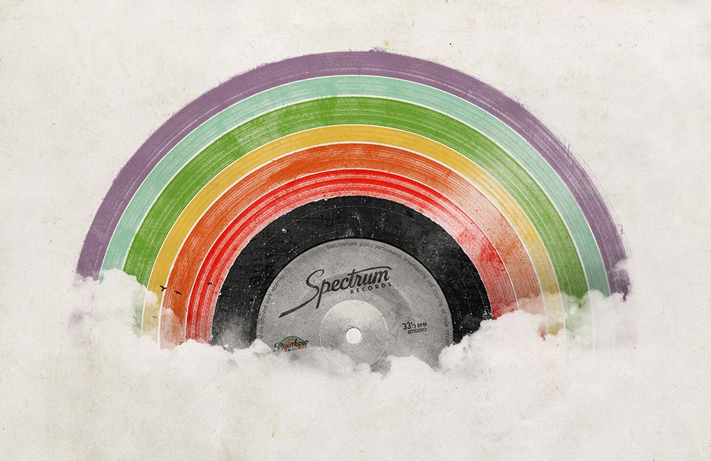 Rainbow Classics art print by Florent Bodart for $57.95 CAD