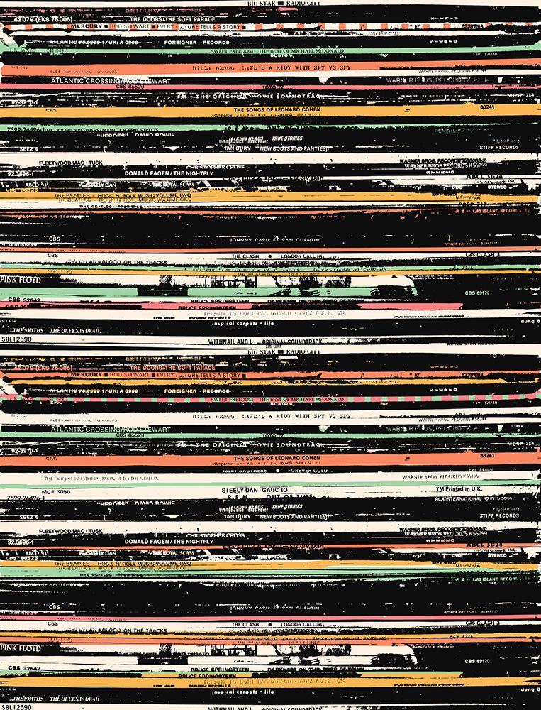 Recordsss art print by Florent Bodart for $57.95 CAD