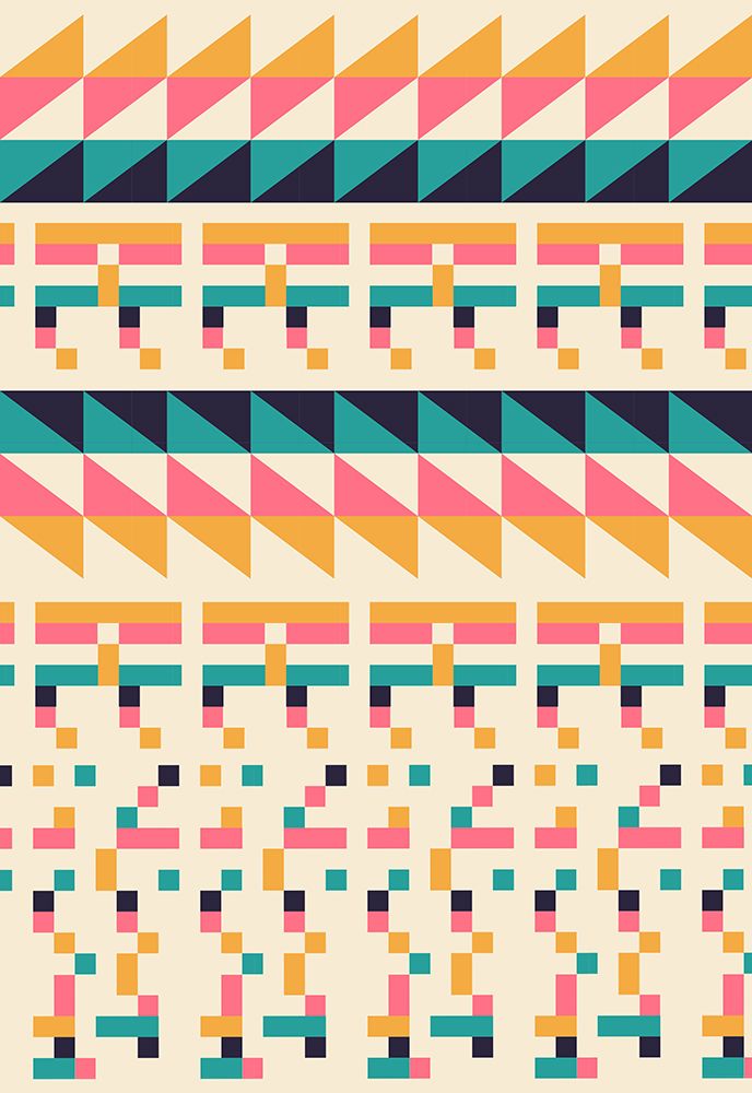 Pattern NAo1 art print by Florent Bodart for $57.95 CAD