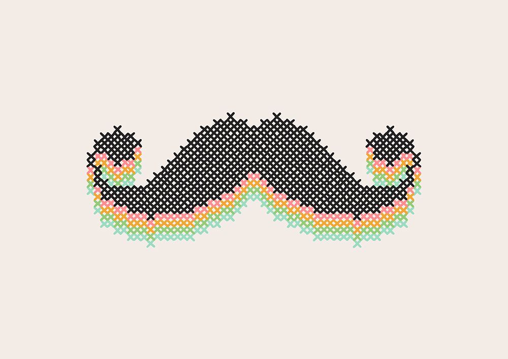 Mustitch Print art print by Florent Bodart for $57.95 CAD