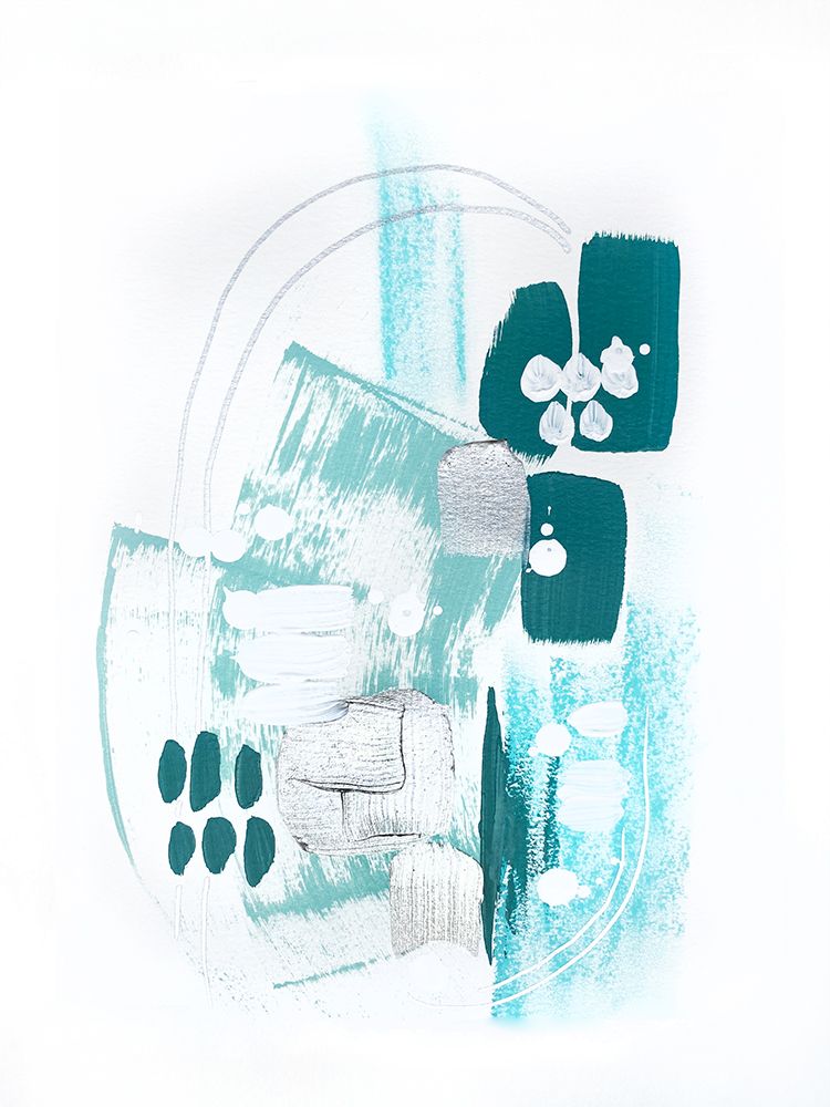 Abstract Mint 1 art print by Alyson Storms for $57.95 CAD