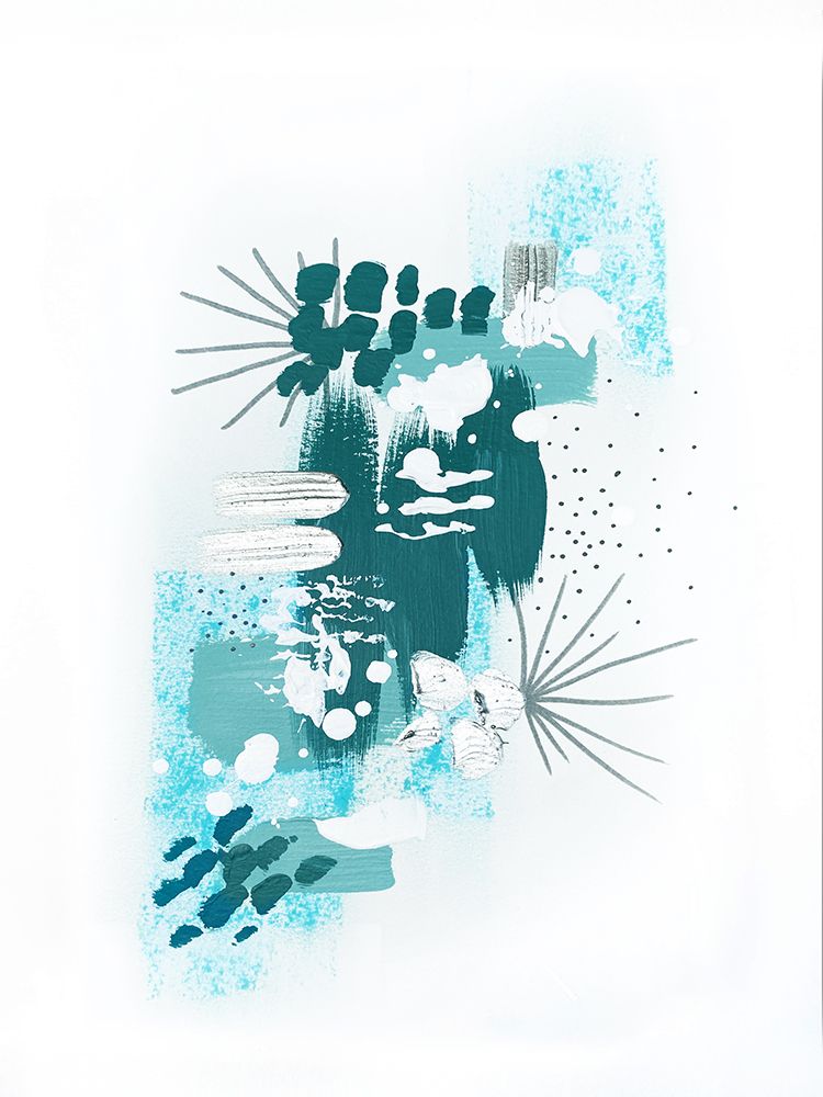 Abstract Mint 3 art print by Alyson Storms for $57.95 CAD