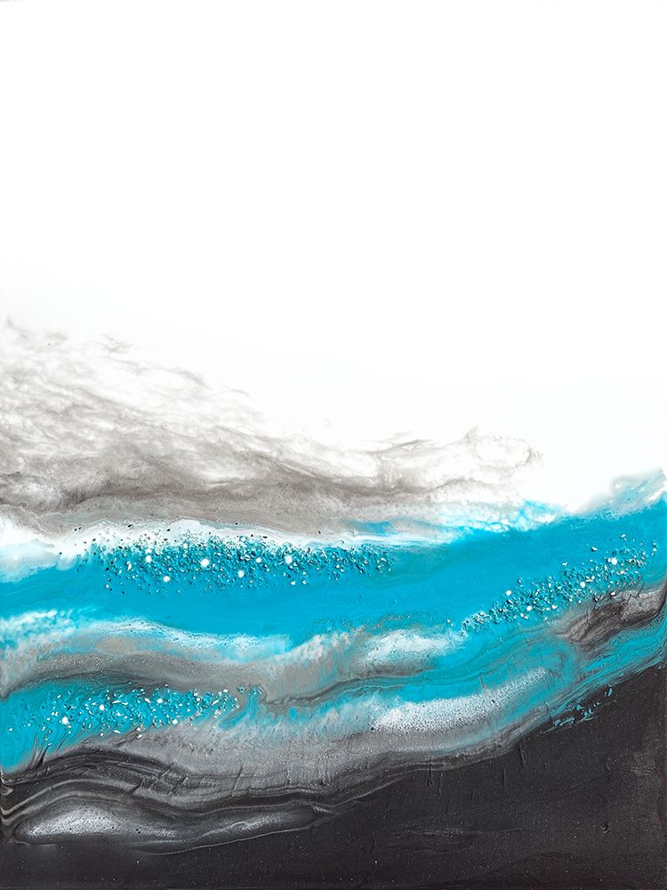 Aqua Wave art print by Alyson Storms for $57.95 CAD