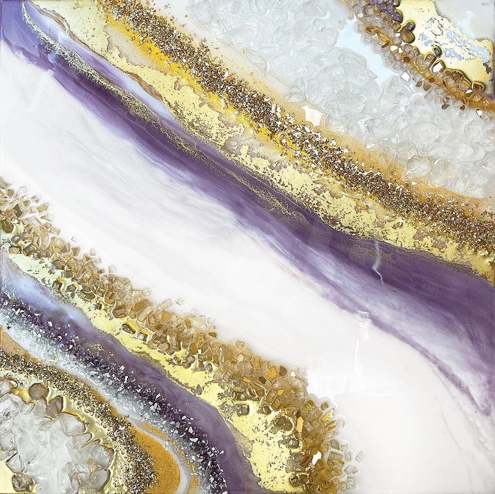 Aubergine Agate art print by Alyson Storms for $57.95 CAD