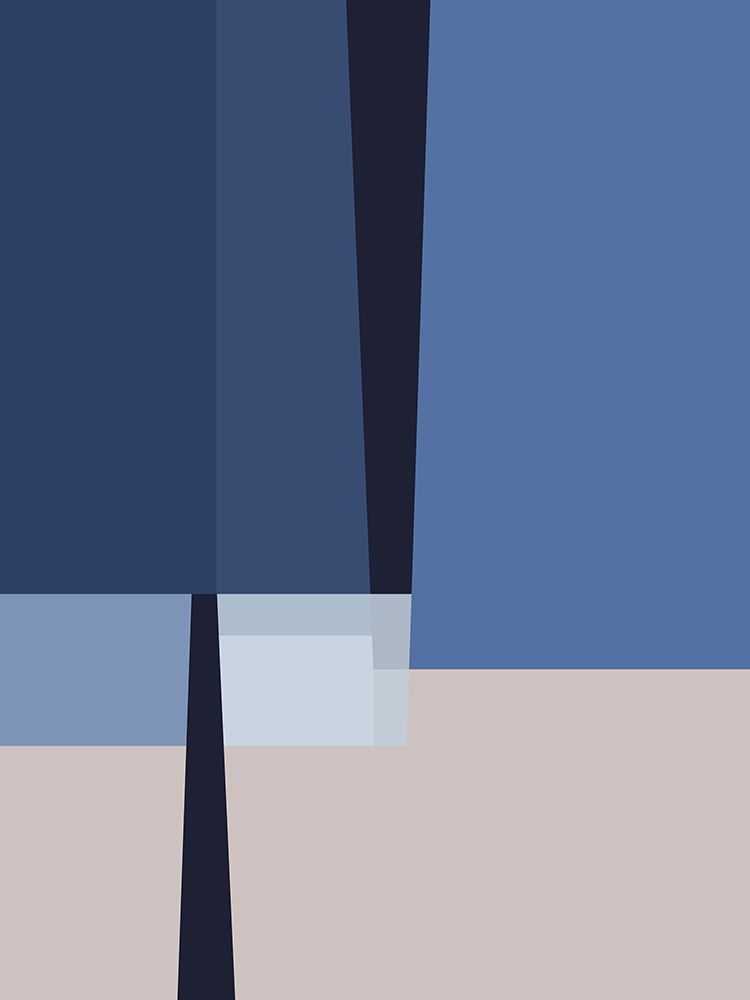 Blue Lines 1 art print by Alyson Storms for $57.95 CAD