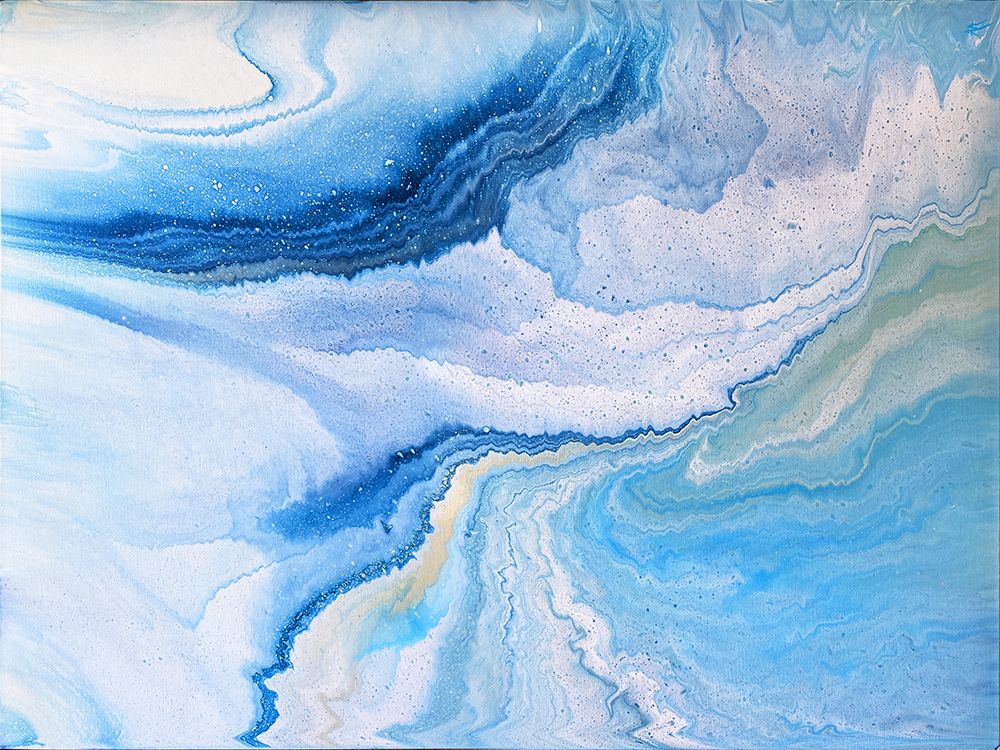 Colorful Ocean art print by Alyson Storms for $57.95 CAD