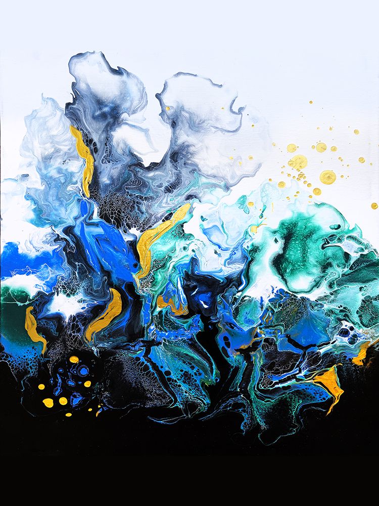 Colorful Smoke art print by Alyson Storms for $57.95 CAD
