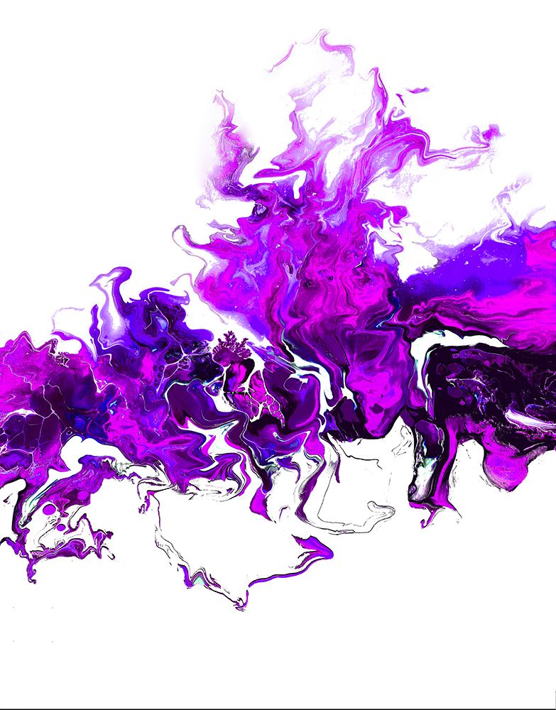 Colorful White Wave 3 art print by Alyson Storms for $57.95 CAD