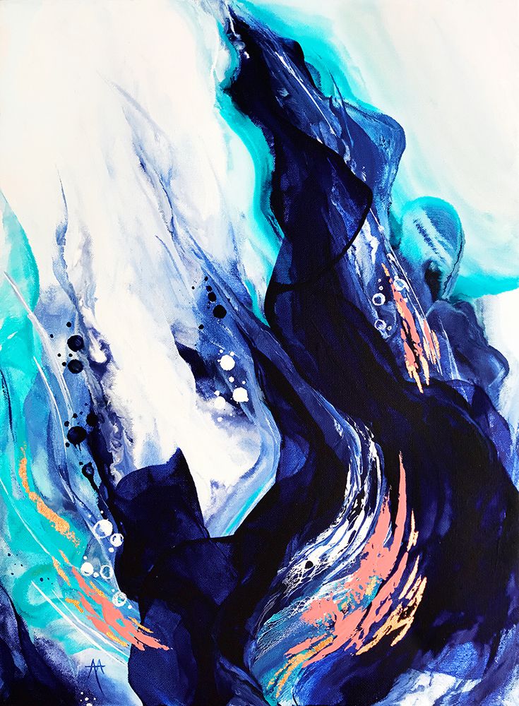 Crashing Wave art print by Alyson Storms for $57.95 CAD