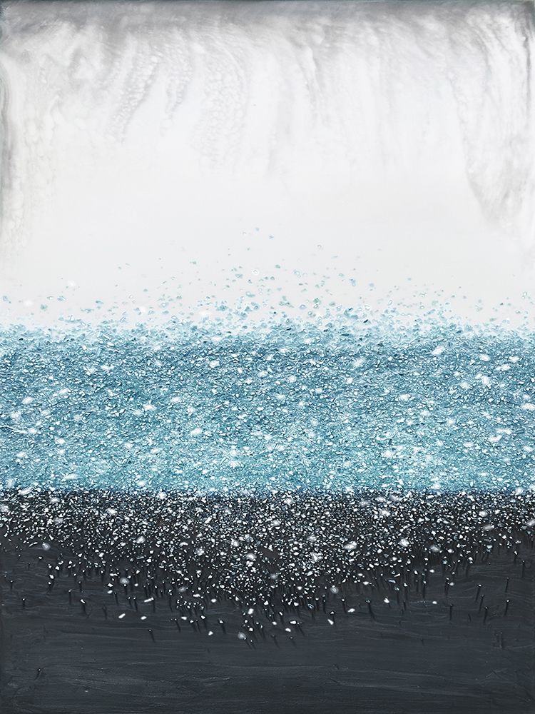 Crystal Rain Blue art print by Alyson Storms for $57.95 CAD