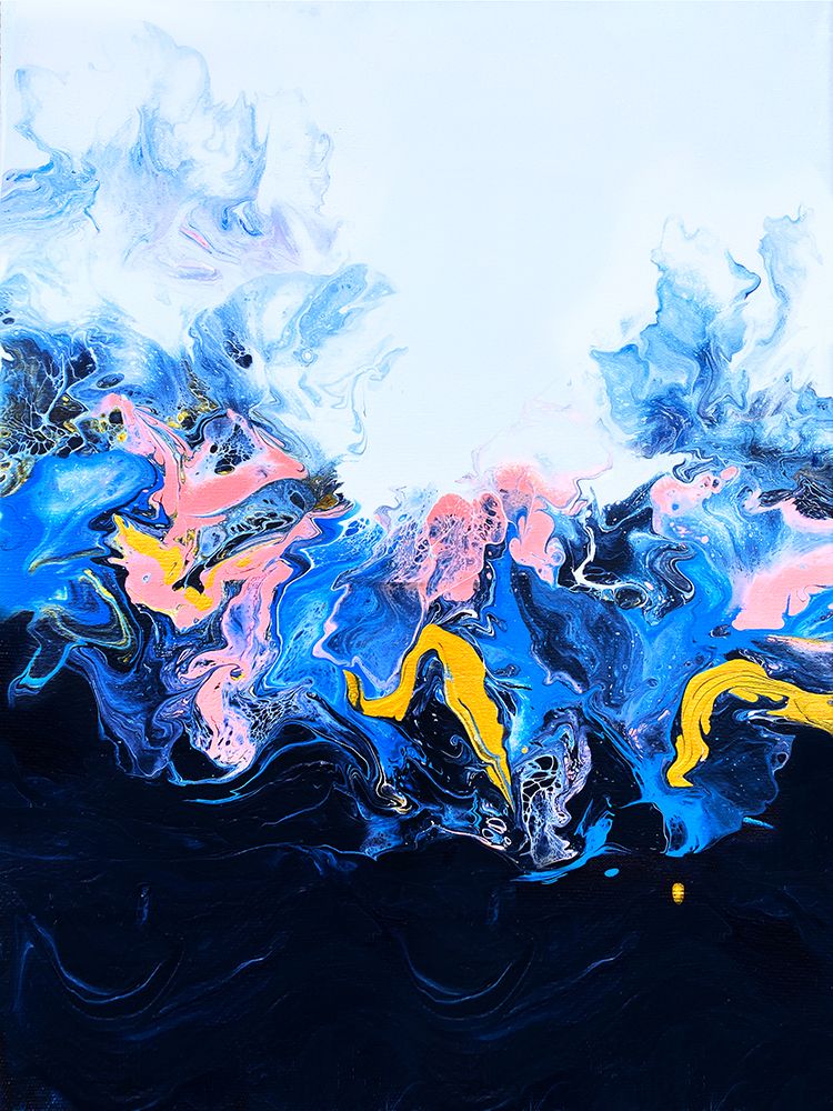 Deep Blue Rainbow art print by Alyson Storms for $57.95 CAD