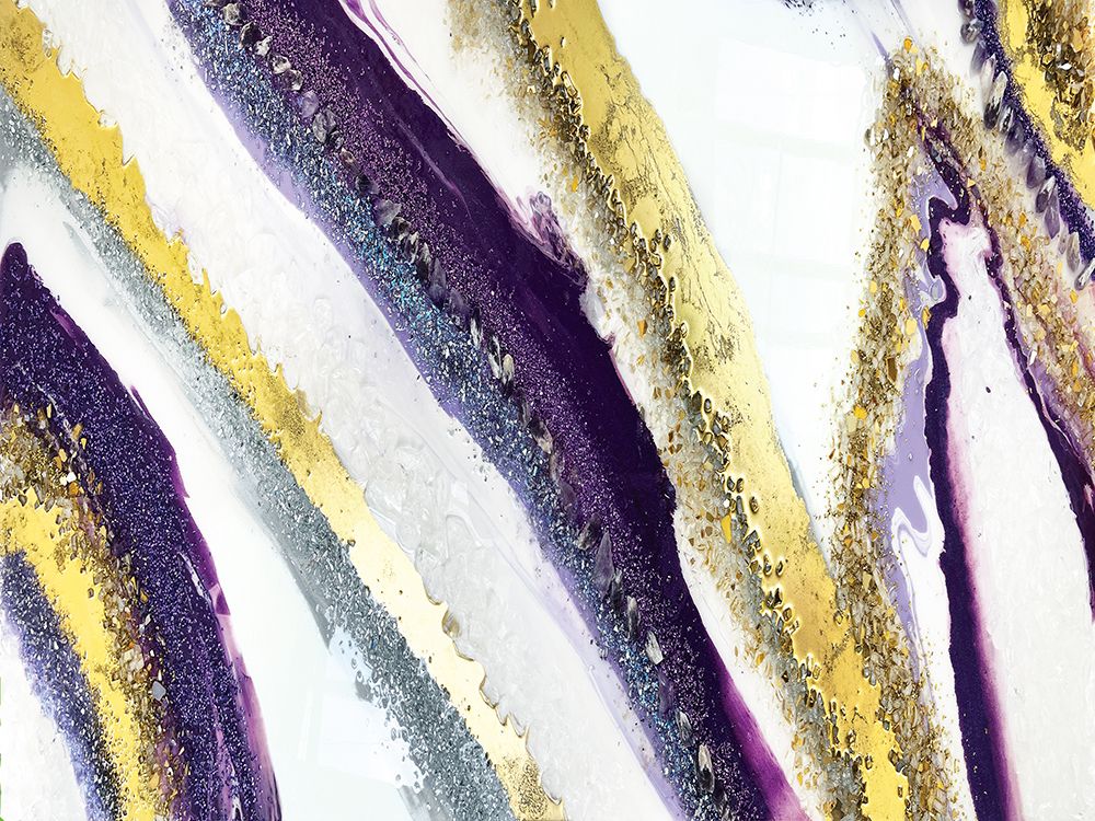 Deep Purple Agate art print by Alyson Storms for $57.95 CAD
