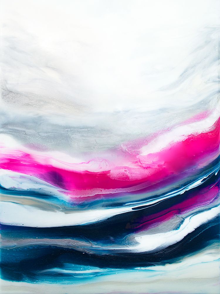 Fuschia Wave Part2 art print by Alyson Storms for $57.95 CAD
