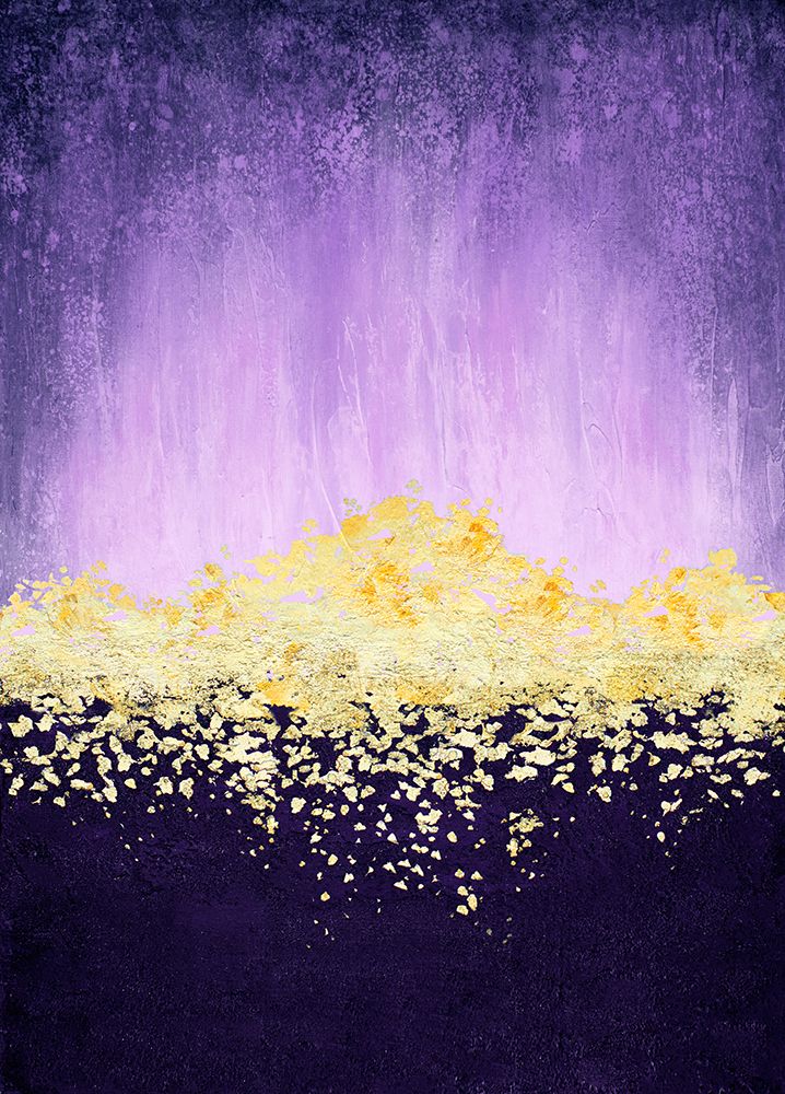 Golden Dawn Purple art print by Alyson Storms for $57.95 CAD