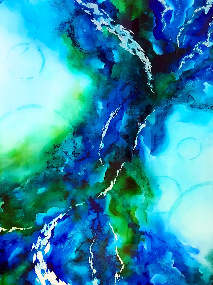Green Blue art print by Alyson Storms for $57.95 CAD