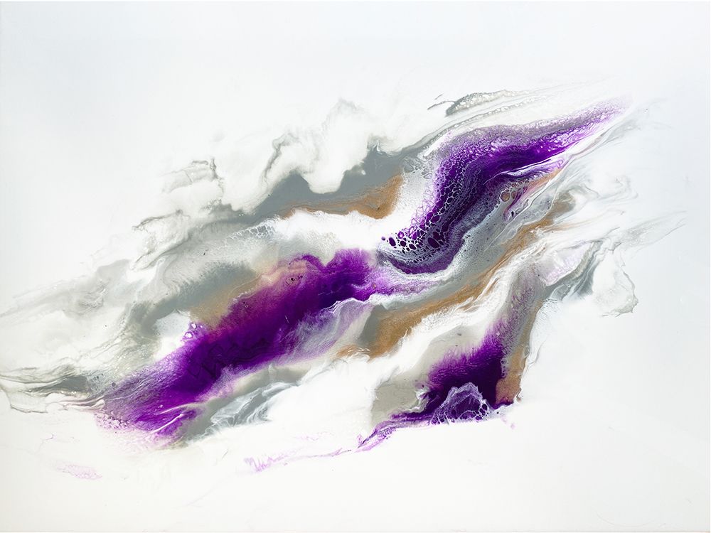 Grey and Violet Skies art print by Alyson Storms for $57.95 CAD