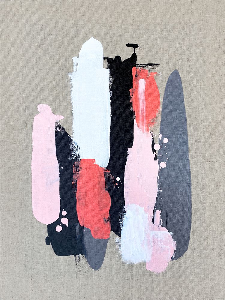 Pink Black and Grey 2 art print by Alyson Storms for $57.95 CAD
