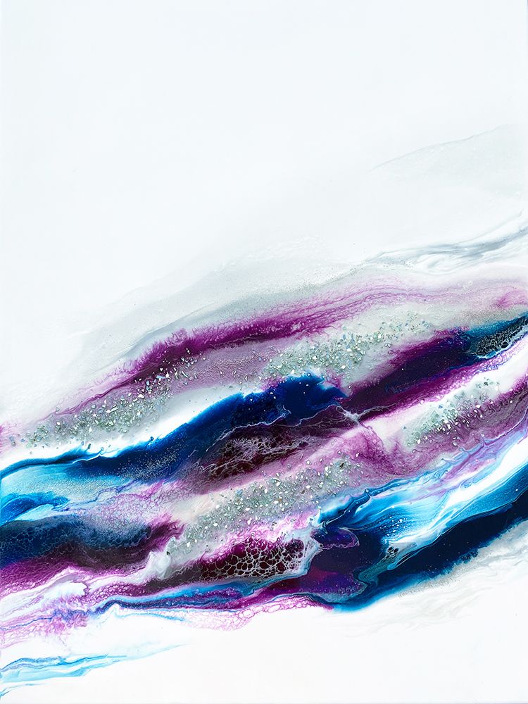 Purple and Blue Sparkles art print by Alyson Storms for $57.95 CAD