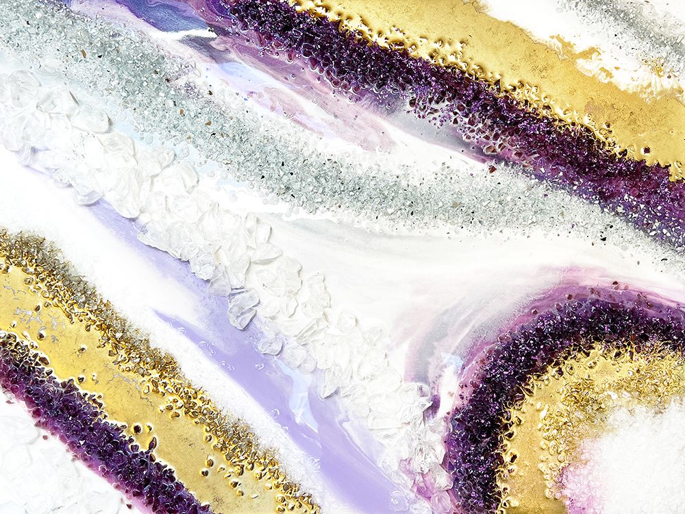 Purplei Agate art print by Alyson Storms for $57.95 CAD