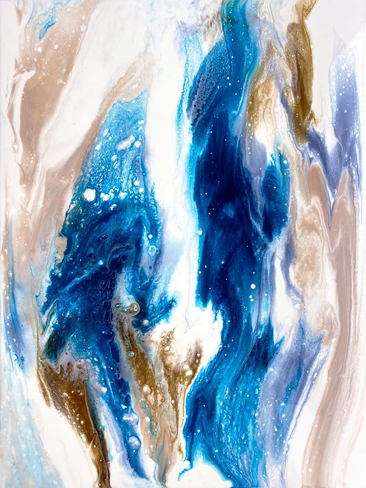 Sapphire Wave art print by Alyson Storms for $57.95 CAD
