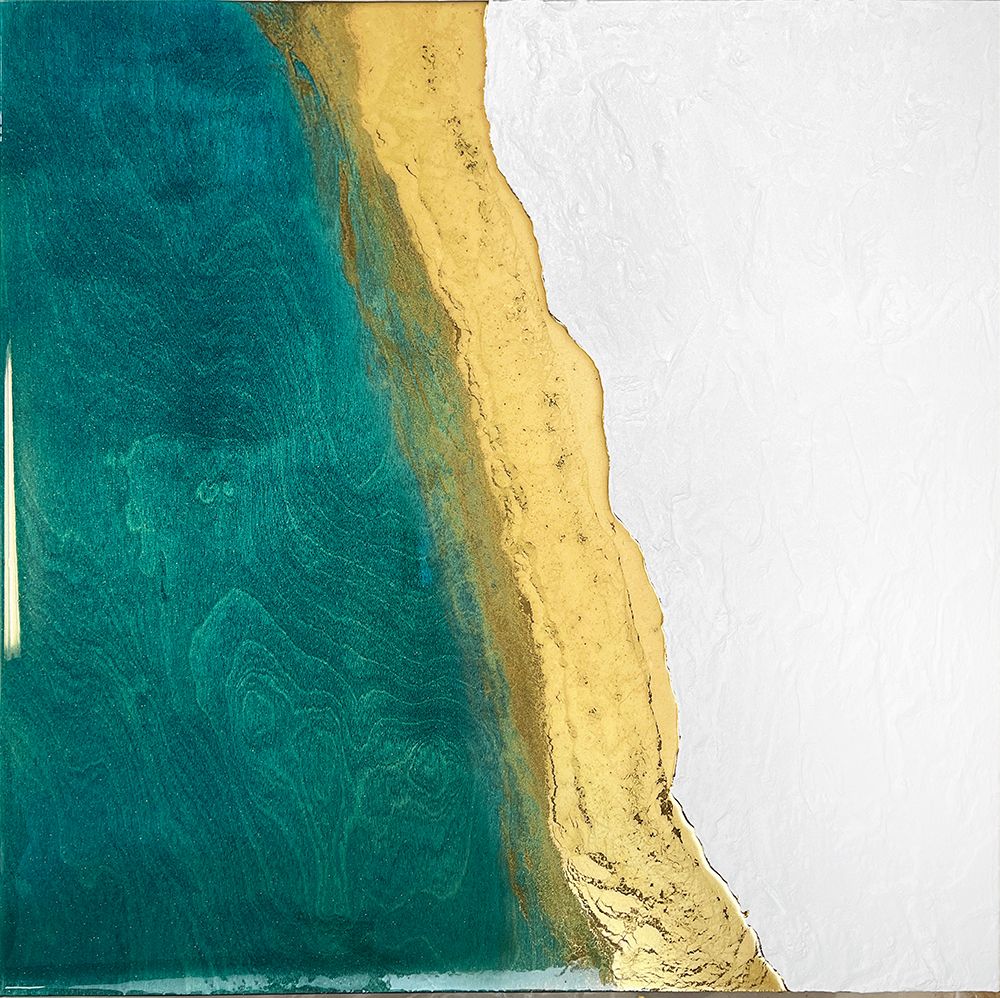 Sand Meets Ocean art print by Alyson Storms for $57.95 CAD