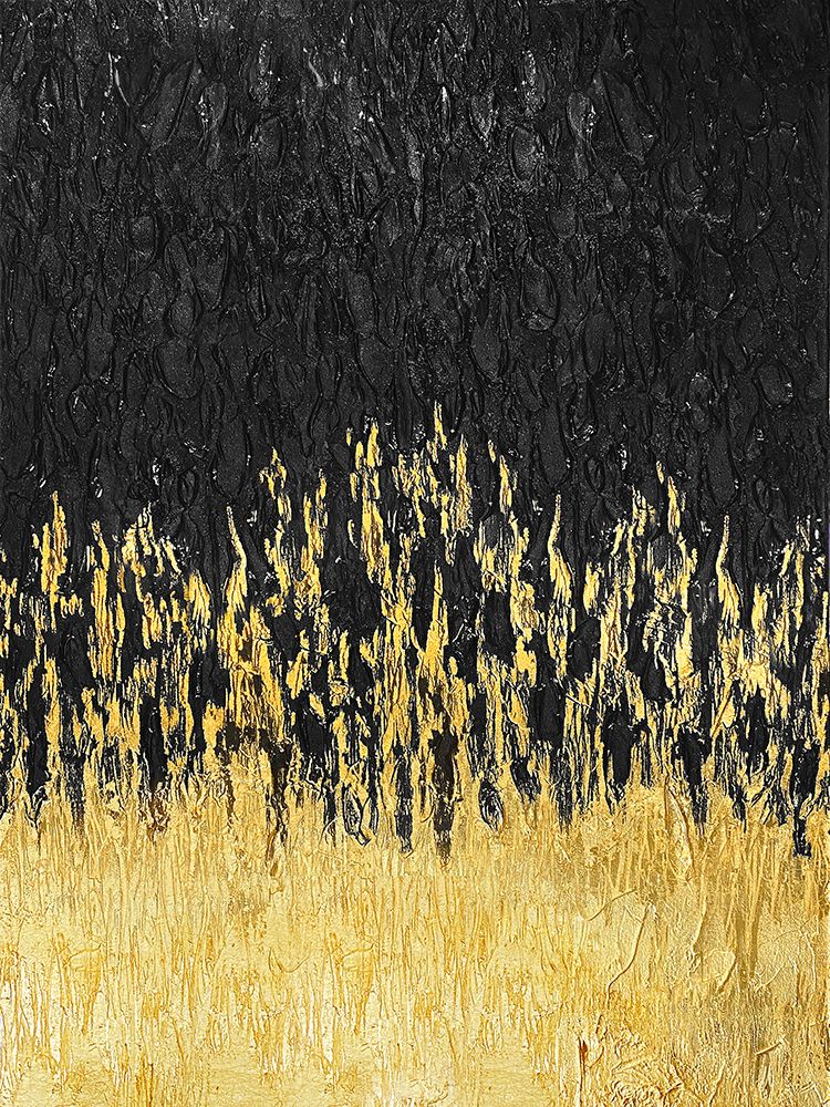 Starry Golden Night art print by Alyson Storms for $57.95 CAD