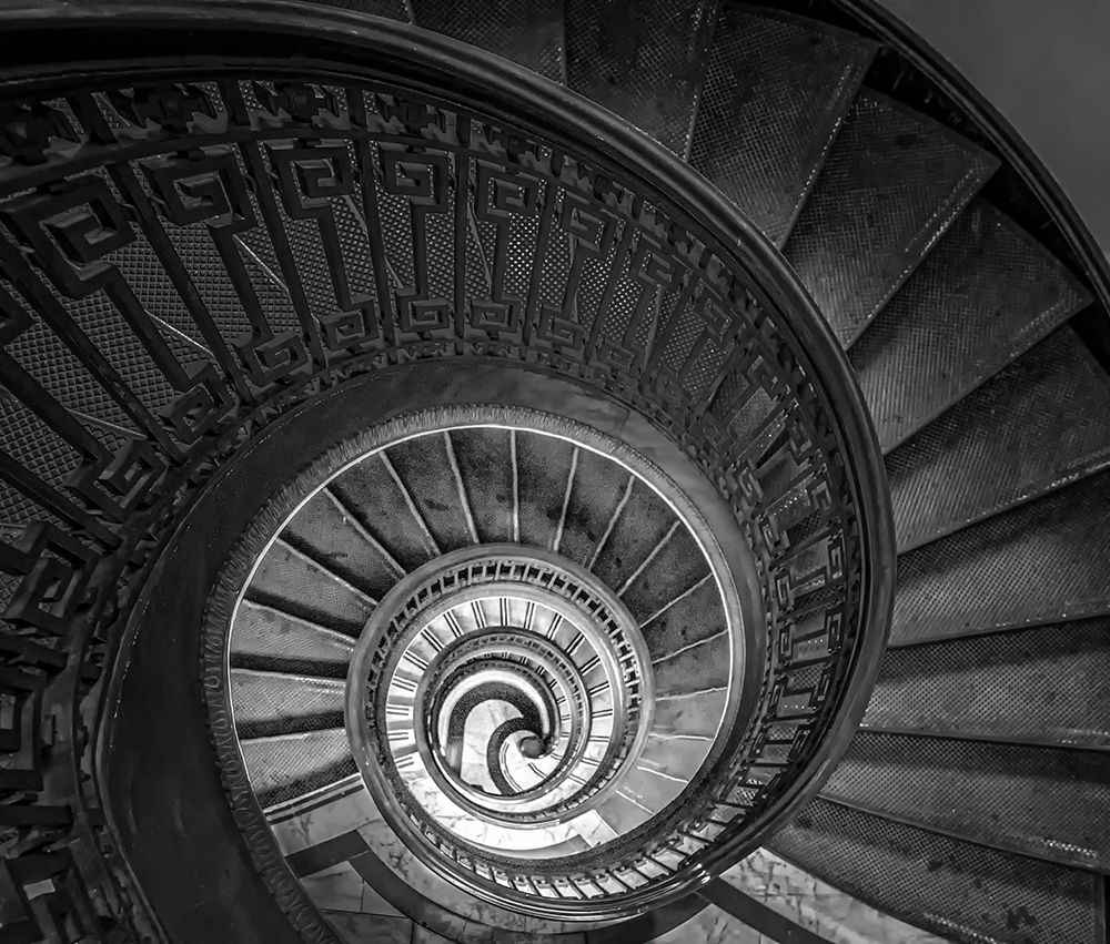 Spiral Ladder 0133 art print by Jiahong Zeng for $57.95 CAD