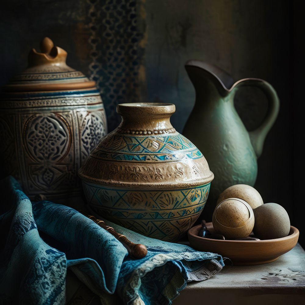 Moroccan Still Life No 3 art print by Treechild for $57.95 CAD