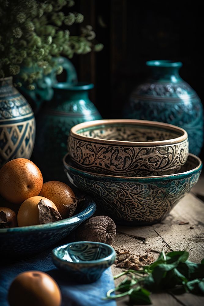 Moroccan Still Life No 5 art print by Treechild for $57.95 CAD