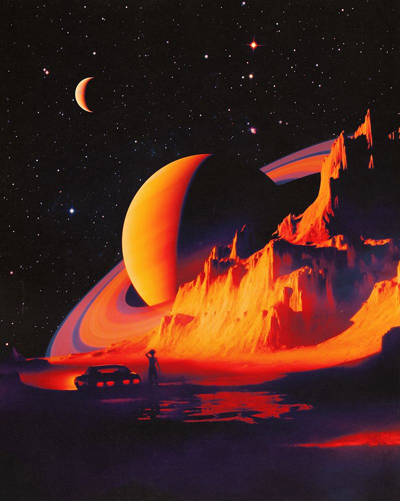 Alien Landscape art print by Taudalpoi for $57.95 CAD