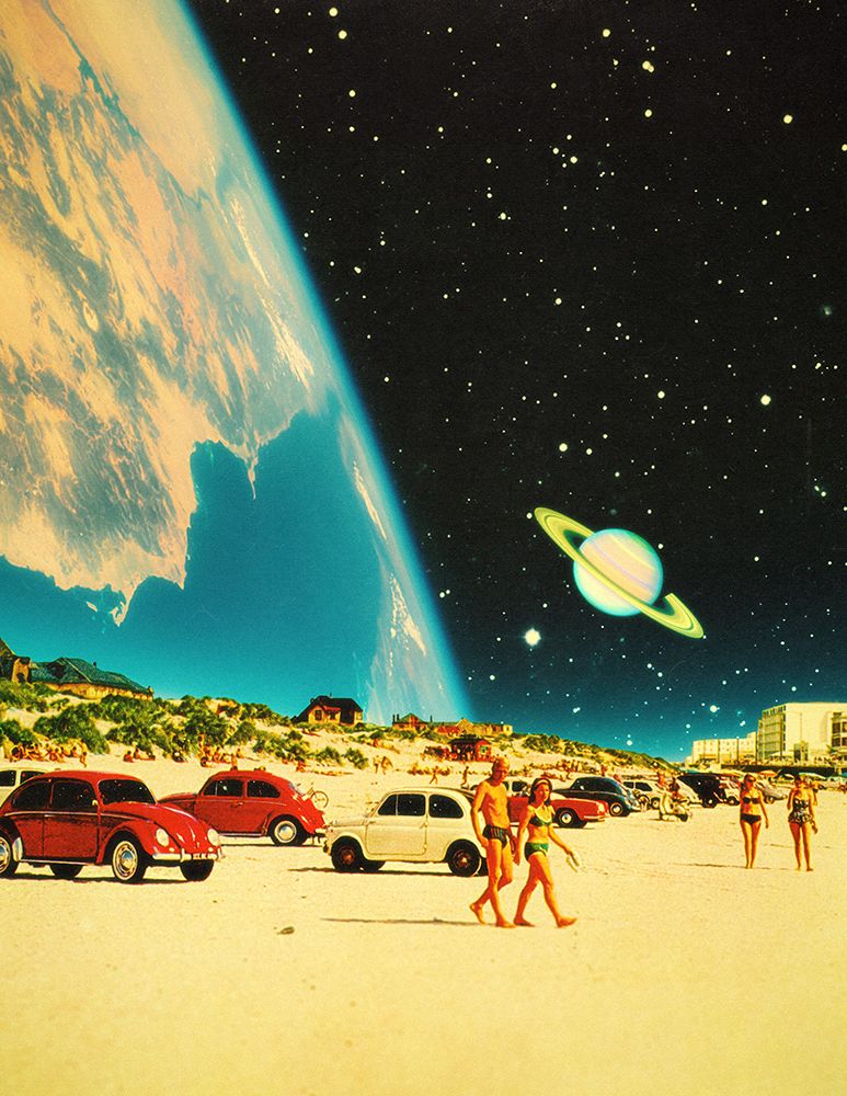 Galaxy Beach art print by Taudalpoi for $57.95 CAD