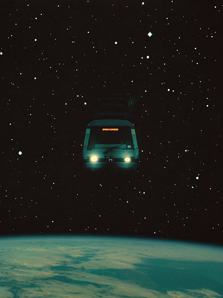Space Express art print by Taudalpoi for $57.95 CAD