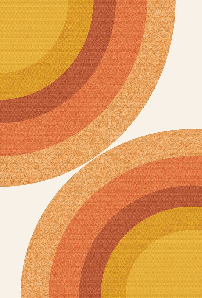 Retro Shapes art print by The Miuus Studio for $57.95 CAD