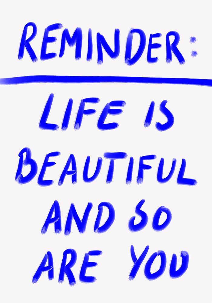 Reminder art print by Athene Fritsch for $57.95 CAD