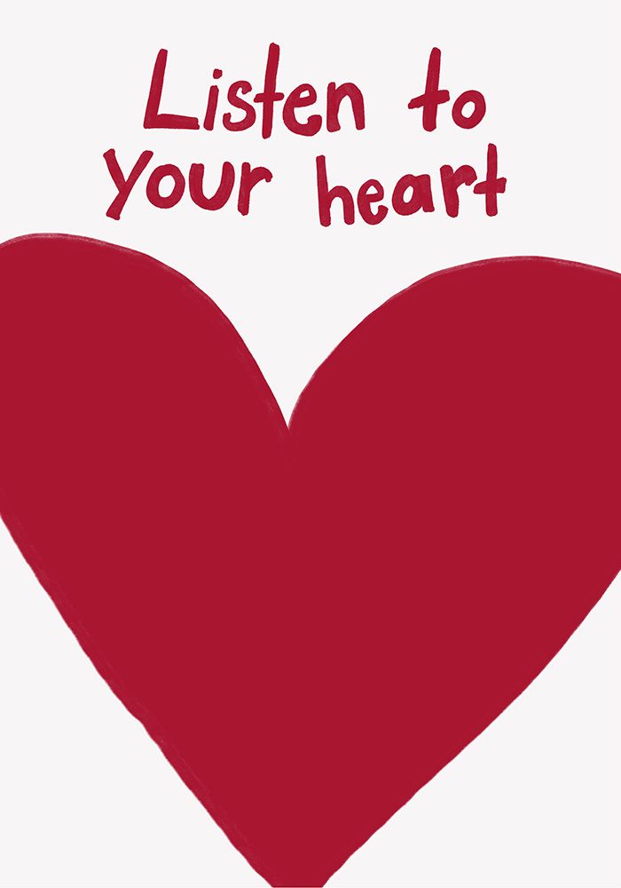 Listen To Your Heart art print by Athene Fritsch for $57.95 CAD
