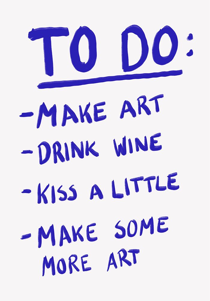 To Do art print by Athene Fritsch for $57.95 CAD