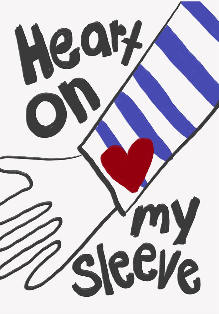 Heart On My Sleeve art print by Athene Fritsch for $57.95 CAD