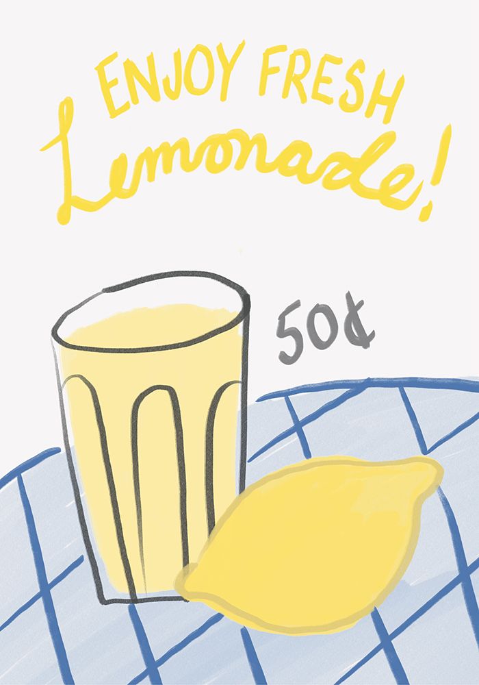 Fresh Lemonade art print by Athene Fritsch for $57.95 CAD