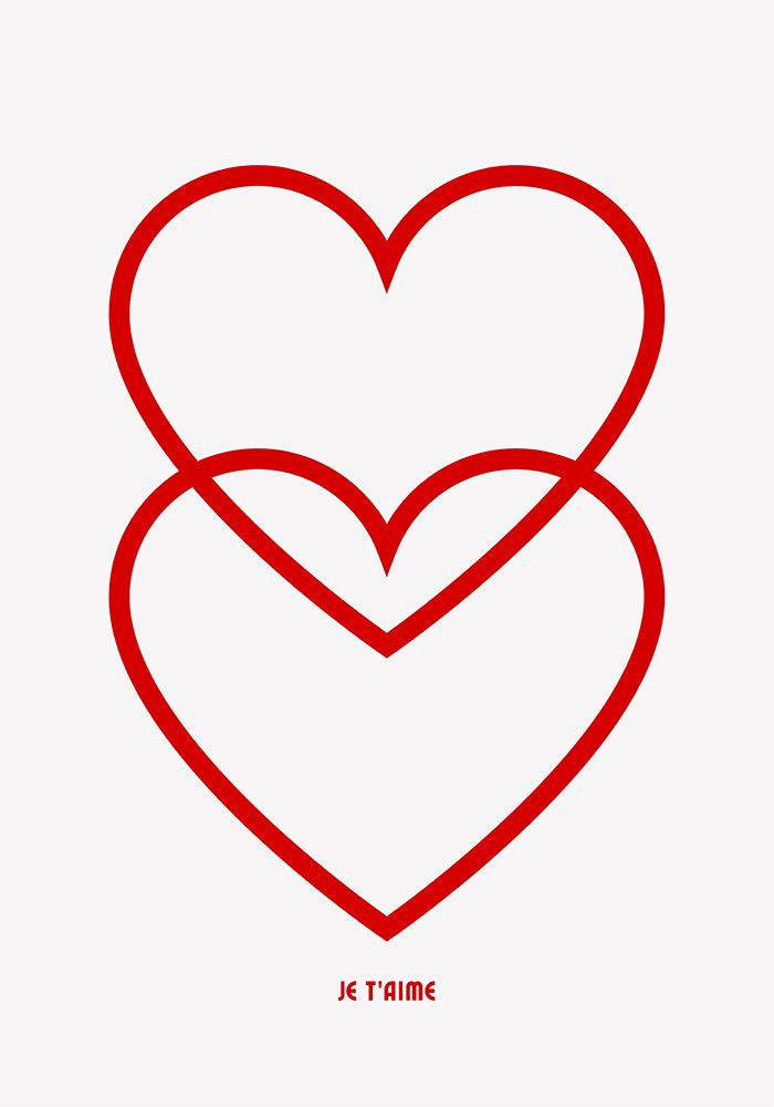 Two Hearts art print by Athene Fritsch for $57.95 CAD