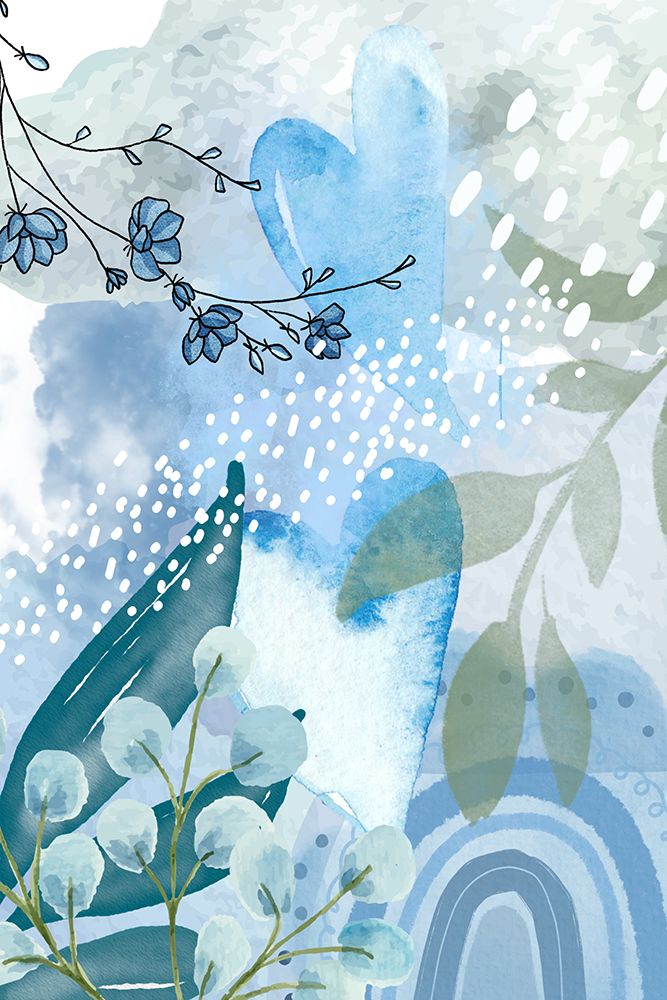 Iceberg Blue-2 art print by Sally Ann Moss for $57.95 CAD